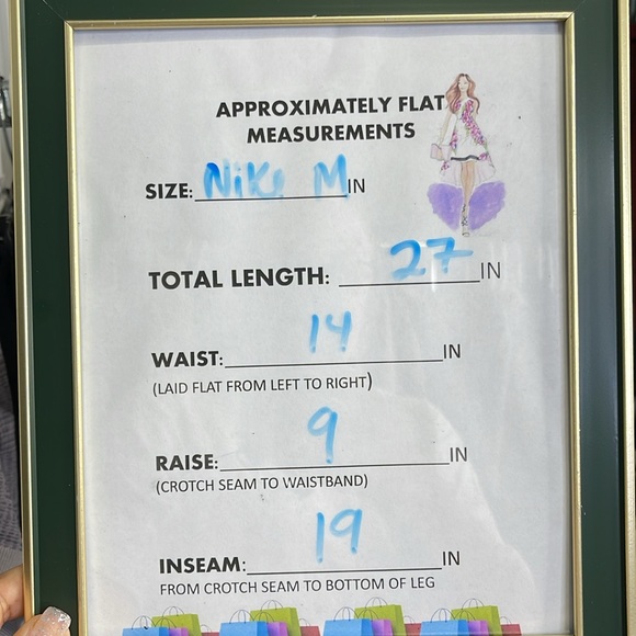 Lot two leggings Athleta and Nike size M black and blue - Picture 9 of 15